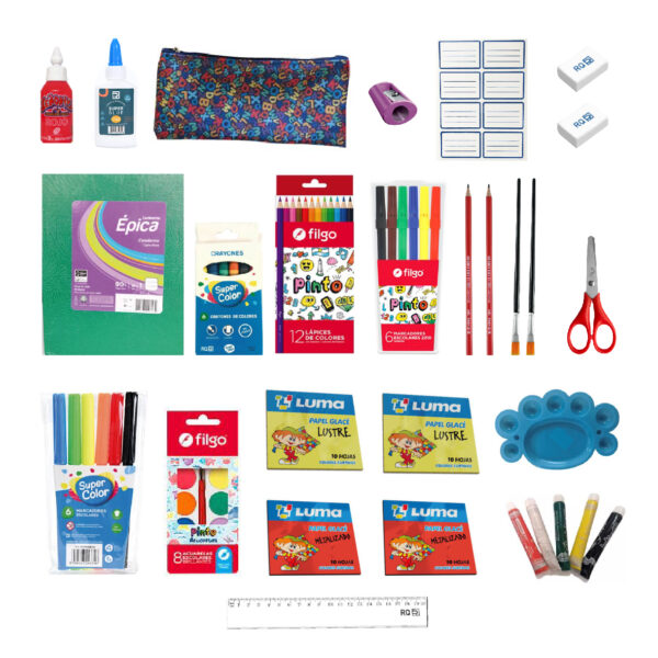 KIT PLATINUM PREESCOLAR – 25 ARTÍCULOS